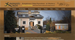 Desktop Screenshot of memento-mori.pl