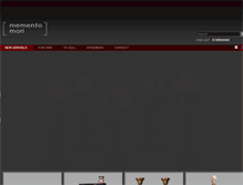 Tablet Screenshot of memento-mori.fr